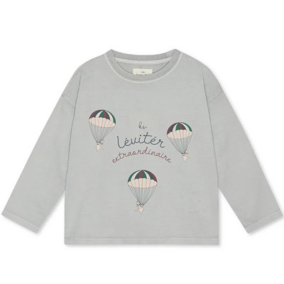 New Ks Bebeluși Băieți Fată Tricou polo Copii Broderie Tricou cu rever Copii Haine cu mânecă lungă pentru copii Tricouri drăguțe cu imprimare