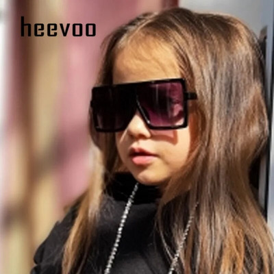 Ochelari de soare pătrați supradimensionați pentru copii, băieți, fete, festival, punk, ochelari de soare, modă pentru copii, ochelari de vedere UV400