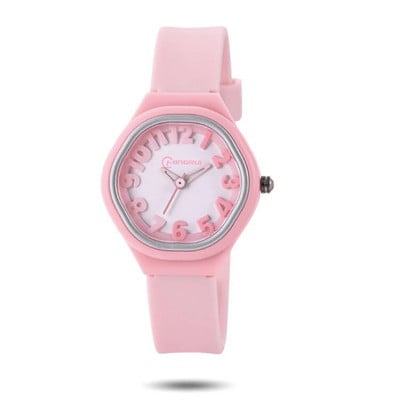 UTHAI C14 Vaikiškas paprastas kvarcinis didelis skaitmeninis laikrodis, vandeniui atsparus vaikiškas mergaičių studentų egzaminas Tylūs laikrodžiai moteriškas madingas rankinis laikrodis