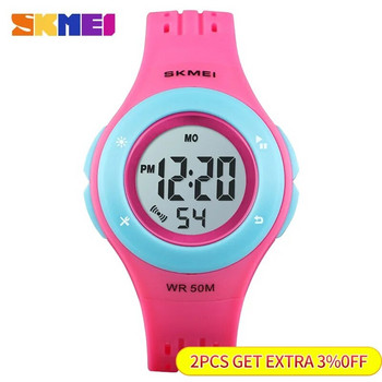 SKMEI 1455 Прекрасен детски часовник LED Sport Reloj Style Детски часовници Boy Girl 5Bar Водоустойчив часовник Цифров часовник montre enfant