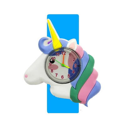 2024 Reducere 5D ceas cu unicorn pentru copii cadou de zi de naștere jucărie pentru timpul studiului pentru bebeluși ceas cu ponei drăguț pentru copii slap ceasuri de mână pentru fete băieți