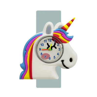 2024 Reducere 5D ceas cu unicorn pentru copii cadou de zi de naștere jucărie pentru timpul studiului pentru bebeluși ceas cu ponei drăguț pentru copii slap ceasuri de mână pentru fete băieți