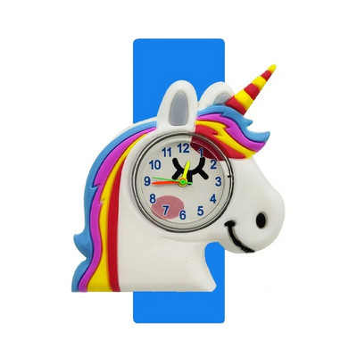 2024 Reducere 5D ceas cu unicorn pentru copii cadou de zi de naștere jucărie pentru timpul studiului pentru bebeluși ceas cu ponei drăguț pentru copii slap ceasuri de mână pentru fete băieți