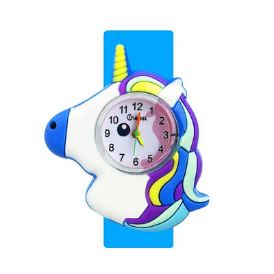 2024 Reducere 5D ceas cu unicorn pentru copii cadou de zi de naștere jucărie pentru timpul studiului pentru bebeluși ceas cu ponei drăguț pentru copii slap ceasuri de mână pentru fete băieți