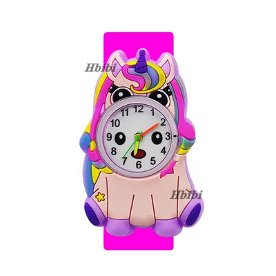 2024 Reducere 5D ceas cu unicorn pentru copii cadou de zi de naștere jucărie pentru timpul studiului pentru bebeluși ceas cu ponei drăguț pentru copii slap ceasuri de mână pentru fete băieți