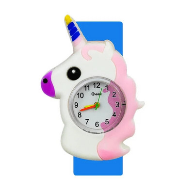 2024 Reducere 5D ceas cu unicorn pentru copii cadou de zi de naștere jucărie pentru timpul studiului pentru bebeluși ceas cu ponei drăguț pentru copii slap ceasuri de mână pentru fete băieți