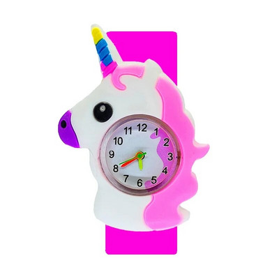 2024 Reducere 5D ceas cu unicorn pentru copii cadou de zi de naștere jucărie pentru timpul studiului pentru bebeluși ceas cu ponei drăguț pentru copii slap ceasuri de mână pentru fete băieți
