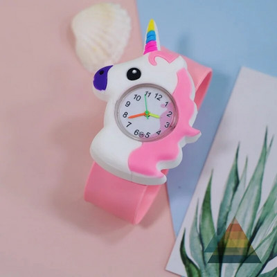 Nou 1PC Ceas Unicorn Jucărie Copii Ceas Pony Copii Cadou Fete Băieți Slap Brățară Copii Copii Ceasuri Sport Quartz Ceas Bebeluș