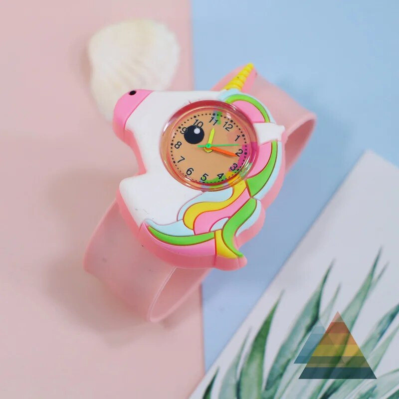 Jauns 1 gab. Vienradzis Pulkstenis Bērnu Rotaļlietu Poniju Pulkstenis Bērni Dāvanas Meitenēm Zēniem Pīķa Rokassprādze Bērniem Kvarca Sporta Pulksteņi Bērnu Pulkstenis