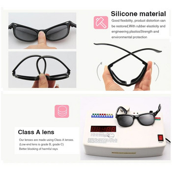 2023 Модни детски първи слънчеви очила кръгли гъвкави UV400 поляризирани момичета момчета силиконови слънчеви очила за деца на възраст 3-12 години