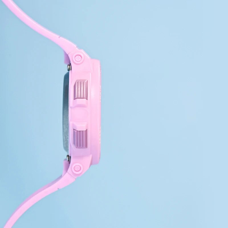 Meiteņu sporta pulksteņi bērnu rokas pulksteņi 3 bāru ūdensnecaurlaidīgi studentiem digitālā stunda pusaudžiem elektroniskais rokas pulkstenis gaismas laiks bērniem dāvana