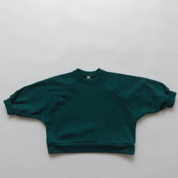 Παιδικά ρούχα Ιαπωνία Κορεάτικο στυλ Φθινοπωρινή άνοιξη Βρεφικά κορίτσια αγόρια Casual μακρυμάνικα μπλουζάκια Παιδικά μπλουζάκια πουλόβερ