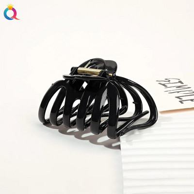 Agrafă pentru gheare de păr de 9 cm, pentru femei și fete, crab de păr geometric mat pentru păr gros și subțire, accesorii de păr durabile, antiderapante