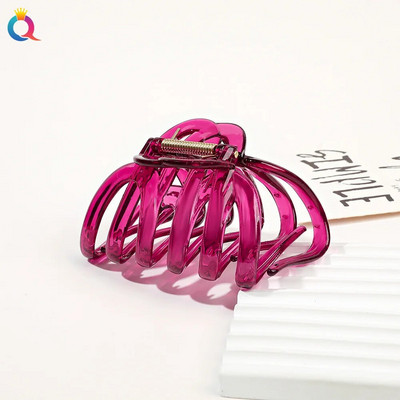 Agrafă pentru gheare de păr de 9 cm, pentru femei și fete, crab de păr geometric mat pentru păr gros și subțire, accesorii de păr durabile, antiderapante