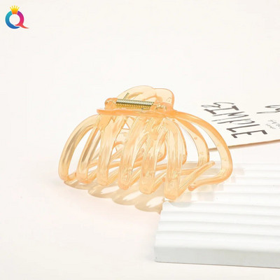 Agrafă pentru gheare de păr de 9 cm, pentru femei și fete, crab de păr geometric mat pentru păr gros și subțire, accesorii de păr durabile, antiderapante