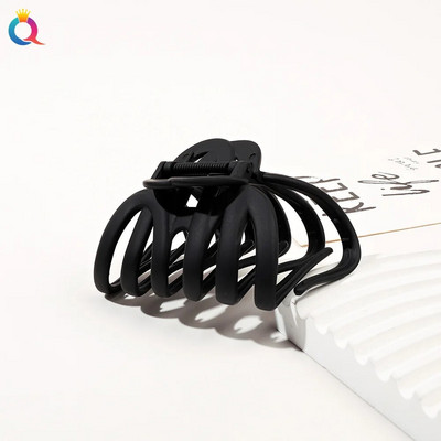 Agrafă pentru gheare de păr de 9 cm, pentru femei și fete, crab de păr geometric mat pentru păr gros și subțire, accesorii de păr durabile, antiderapante