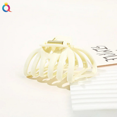 Agrafă pentru gheare de păr de 9 cm, pentru femei și fete, crab de păr geometric mat pentru păr gros și subțire, accesorii de păr durabile, antiderapante