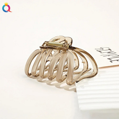 Agrafă pentru gheare de păr de 9 cm, pentru femei și fete, crab de păr geometric mat pentru păr gros și subțire, accesorii de păr durabile, antiderapante