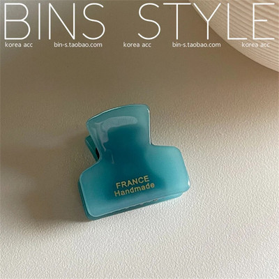 Mini gheare de păr din acetat simple, femei, fete, anti-alunecare, model de carapa țestoasă geometrică, suport pentru coadă de cal, agrafe pentru fălci de rechin