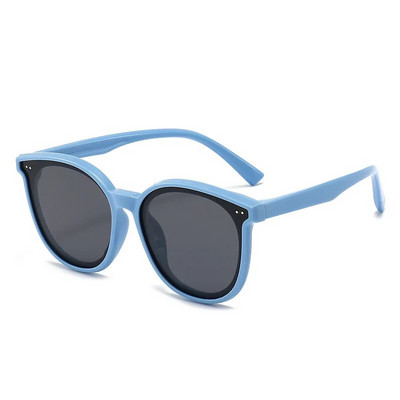 Dječje 3-12 godina Polarizirane sunčane naočale Dječaci Cool Girls Mekani TPEE okvir Cat Eye Design Modne ovalne naočale s UV400 zaštitom