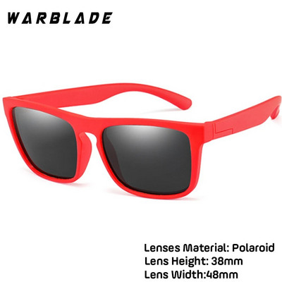 WarBLade Ochelari de soare polarizați drăguți pentru copii, în formă de inimă, băieți, fete, copii, ochelari de soare UV400 pentru bebeluși, cu cadru de siguranță din silicon