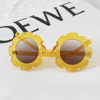 NONOR Детски слънчеви очила Летни момичета Момчета Сладки слънчеви очила Цвете на открито Деца Прекрасни ретро слънчеви очила Защита Класически