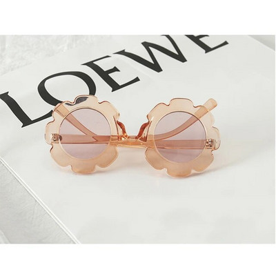 NONOR Ochelari de soare Copii Vară Fată Băieți Drăguț Ochelari de soare Floare În aer liber Copii Minunați Ochelari de soare Vintage Protecție Clasici