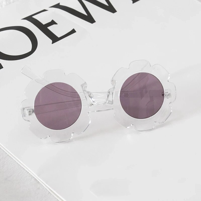 NONOR Ochelari de soare Copii Vară Fată Băieți Drăguț Ochelari de soare Floare În aer liber Copii Minunați Ochelari de soare Vintage Protecție Clasici