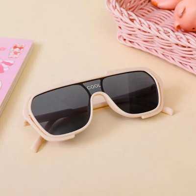 Ochelari de soare cu ramă rotundă pentru copii Ochelari de vedere simpli, personalizați, rezistenți la UV, în stil coreean, fotografii de stradă, bărbați, fete, ochelari