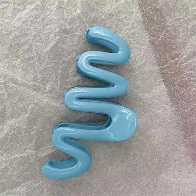 Uus värviline želeelaineline juukseklamber, suur akrüülist juuksenõelad Korea magusad lihtsad ebakorrapärased juukseklambrid naiste hobusesaba peakatted