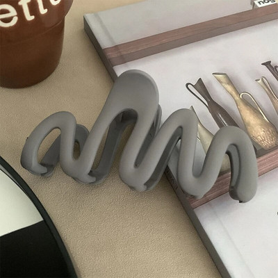 Uus värviline želeelaineline juukseklamber, suur akrüülist juuksenõelad Korea magusad lihtsad ebakorrapärased juukseklambrid naiste hobusesaba peakatted