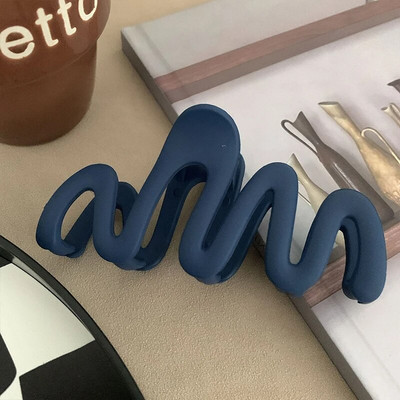 Uus värviline želeelaineline juukseklamber, suur akrüülist juuksenõelad Korea magusad lihtsad ebakorrapärased juukseklambrid naiste hobusesaba peakatted