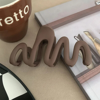 Uus värviline želeelaineline juukseklamber, suur akrüülist juuksenõelad Korea magusad lihtsad ebakorrapärased juukseklambrid naiste hobusesaba peakatted