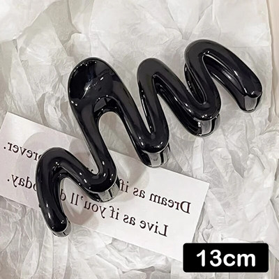 Uus värviline želeelaineline juukseklamber, suur akrüülist juuksenõelad Korea magusad lihtsad ebakorrapärased juukseklambrid naiste hobusesaba peakatted