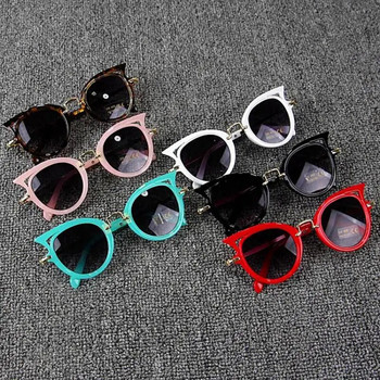 Παιδικά γυαλιά ηλίου Cat Eye Διάφορα χρώματα Γυαλιά αντηλιακής προστασίας πάρτι Μόδας διακόσμησης για κορίτσια Γυαλιά για δώρα