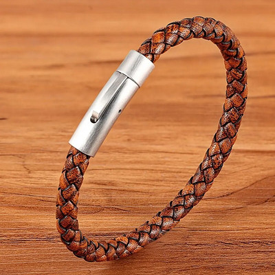 XQNI Sretan Božić Geometrijska nepravilna grafika Pletena vintage narukvica Muška narukvica Minimalistička sitnica Poklon Veliki popust