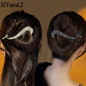 Agraf elegant cu stras răsucit, antiderapant, stil francez, suport pentru coc de cristal flash, gheare de păr cu falcă de banană, pentru femei, fete, pentru petrecere.