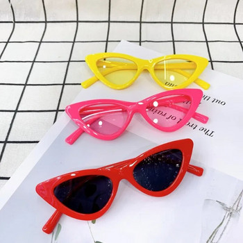 Cat Eye Παιδικά γυαλιά ηλίου μόδας μάρκα Παιδικά γυαλιά ηλίου Anti-uv Baby σκίαση για κορίτσια αγόρι γυαλιά ηλίου πλαστικά γυαλιά εξωτερικού χώρου