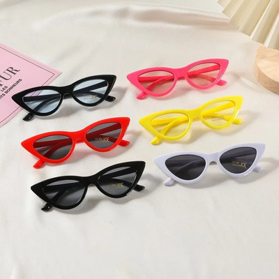 Cat Eye Παιδικά γυαλιά ηλίου μόδας μάρκα Παιδικά γυαλιά ηλίου Anti-uv Baby σκίαση για κορίτσια αγόρι γυαλιά ηλίου πλαστικά γυαλιά εξωτερικού χώρου