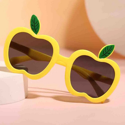 seemfly Animacinis 2-10 metų vaikų vakarėlis akiniai nuo saulės Vasariniai mieli obuolio formos UV400 tamsūs akiniai mergaitėms berniukams Dovana vaikams