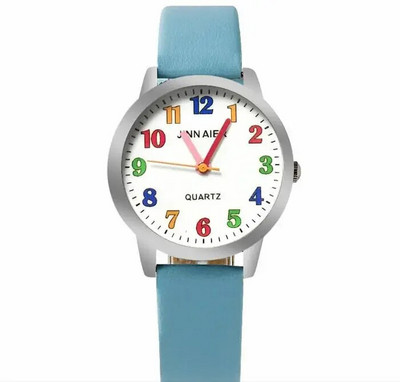 Vaikiški laikrodžiai Madingi prekės ženklo laikrodžiai Kvarciniai rankiniai laikrodžiai Vaikiški Laikrodžiai Berniukai Merginos Studentai Rankinis laikrodis Daugiaspalvė Laikrodžio plokštelė