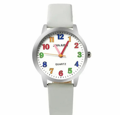 Vaikiški laikrodžiai Madingi prekės ženklo laikrodžiai Kvarciniai rankiniai laikrodžiai Vaikiški Laikrodžiai Berniukai Merginos Studentai Rankinis laikrodis Daugiaspalvė Laikrodžio plokštelė