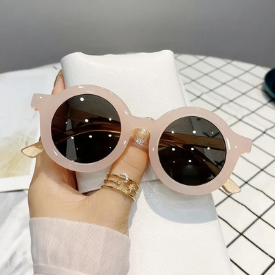 Noi ochelari de soare cu ramă mică pentru copii, cerc, ochelari de soare de designer de marcă, ochelari de soare de modă, drăguț pentru bebeluși, în aer liber, ochelari UV400