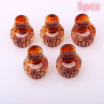 6 bucăți / lot agrafă de păr la modă pentru fete mini gheare de păr plastic ABS de înaltă calitate Crab pentru accesorii de păr Material proaspăt