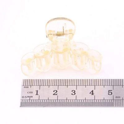 6 bucăți / lot agrafă de păr la modă pentru fete mini gheare de păr plastic ABS de înaltă calitate Crab pentru accesorii de păr Material proaspăt