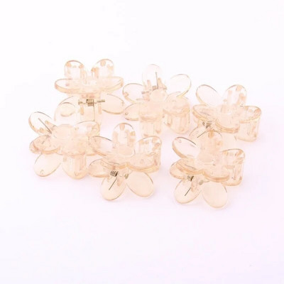 6 bucăți / lot agrafă de păr la modă pentru fete mini gheare de păr plastic ABS de înaltă calitate Crab pentru accesorii de păr Material proaspăt