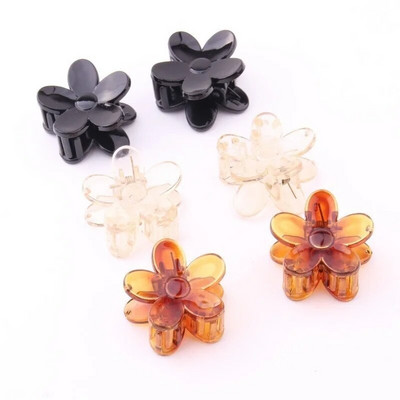 6 bucăți / lot agrafă de păr la modă pentru fete mini gheare de păr plastic ABS de înaltă calitate Crab pentru accesorii de păr Material proaspăt