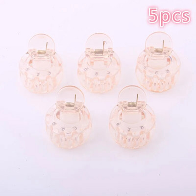 6 bucăți / lot agrafă de păr la modă pentru fete mini gheare de păr plastic ABS de înaltă calitate Crab pentru accesorii de păr Material proaspăt