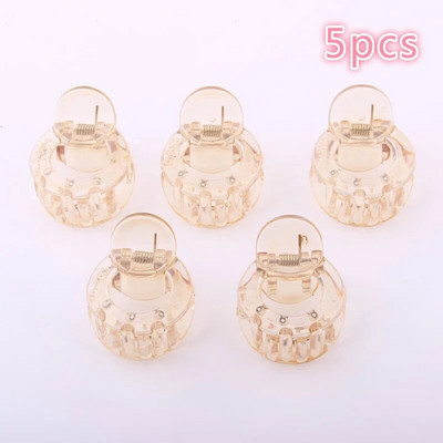 6 bucăți / lot agrafă de păr la modă pentru fete mini gheare de păr plastic ABS de înaltă calitate Crab pentru accesorii de păr Material proaspăt