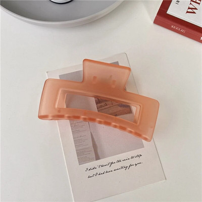 Noi gheare de păr mate și solide Agrafe de păr elegante din acrilic transparent Agrafe de păr Articole pentru cap pentru femei fete Accesorii de păr Cadouri